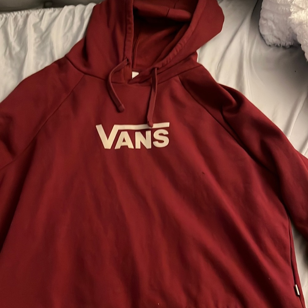 Red vans hoodie